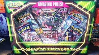 AMAZING - SHINY RAYQUAZA EX BOX AMAZING - POKEMON UNWRAPPED