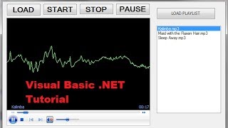 Visual Basic .NET Tutorial 30 -  MP3 Media Player VB.NET