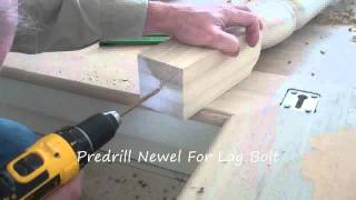 How To Secure A Newel Post