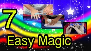 7 EASY Magic Tricks (REVEALED / EXPLAINED)