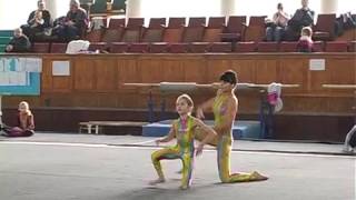 Варибрус Т., Сороколет Т. Открытый чемпионат ДНР по спортивной акробатике 21 11 2015