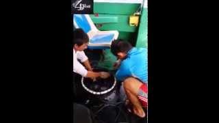 Super fisherman fishing line to catch fish by hand! ! !