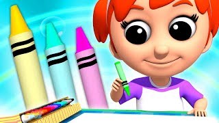 мелки цвет песня | детский стишок | Crayons Color Song | мультфильм песня в россии