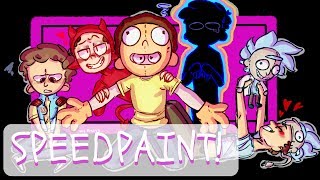 Morty Team! (Rick and Morty Speedpaint)