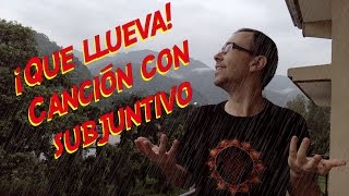 Que llueva, que llueva. Canción con SUBJUNTIVO. Español desde India. Lección 43.