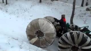 САМОДЕЛЬНЫЙ ВЕЗДЕХОД МУМИЯ ЗИМА!
