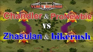 Red Alert 2 Yuri's Revenge - 2 vs 2 Soviets vs Soviets Match on the map Offense Defense w/ bikerush