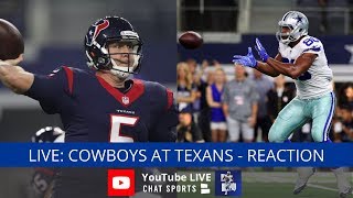 Cowboys vs. Texans Live Streaming Reaction & Watch Party