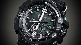 Casio G-SHOCK GW-A1100-1A3ER видео обзор и настройка