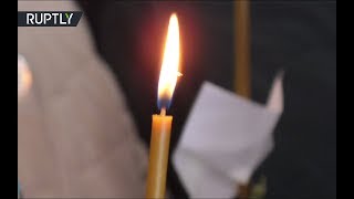 Безутешная скорбь: жители Кемерова прощаются с погибшими при пожаре