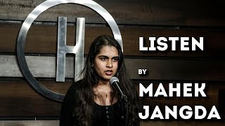 Listen - Mahek Jangda - English Poetry - The Habitat
