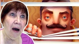 шок! сосед-маньяк напал на бабушку! | Hello Neighbor
