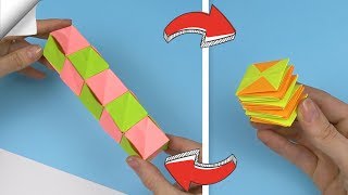 DIY crafts easy | Paper toy antistress transformer