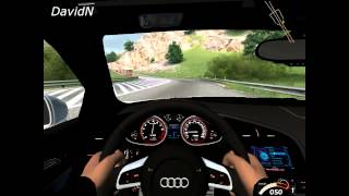 World Racing 2- Audi R8 Autobahn run - 300+ km/h