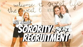all about SORORITY RECRUITMENT! | my experience, what i wore, bid day, vlog!