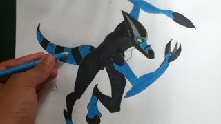 How To Draw Ben 10 Aliens-How To Draw xlr8