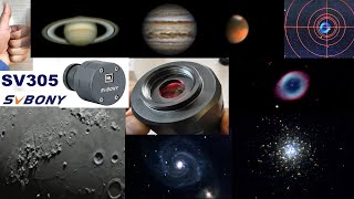 SVBONY sv305 Обзор ▶ АстроКамера для телескопа. Астрофото Луны, планет и звёзд