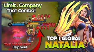 The Phantom Dance Limit.Company Ranked 1 Global Natalia 'Silent Girl' ~ Mobile Legends