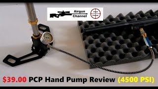 $39 PCP Hand Pump Review (4500 PSI) PCP Rifle Air Pump
