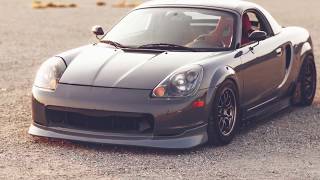 Avery vinyl wrap battleship gray Mr2 spyder diy