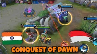 FRANCO CONQUEST OF DAWN | INDIA VS INDONESIA | WOLF XOTIC | MOBILE LEGENDS