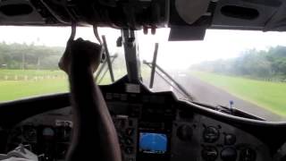 Landing in Savusavu Fiji