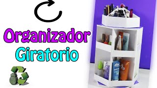 DIY Organizador giratorio con cartón (Reciclaje) Ecobrisa