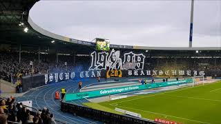 Eintracht Braunschweig - Choreo "20 Jahre Psycho Clan BS" / 10.11.2018 (HD)
