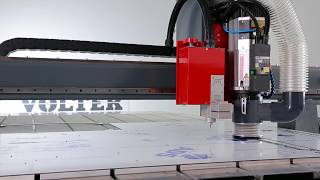 VOLTER Pressure Foot and special nozzle remove dust from working table