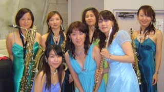 たなばたさま/ Tanabata-sama for 3 Flutes and 4 Saxophones