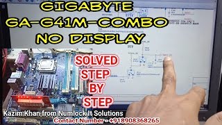 GIGABYTE GA-G41M-COMBO NO DISPLAY FULL SOLUTIONS STEP BY STEP IN HINDI