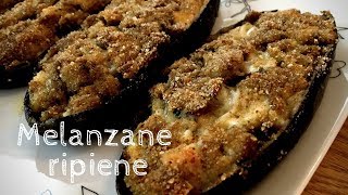 Barchette Di Melanzane Ripiene