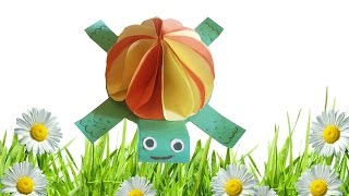 Как сделать аппликацию из цветной бумаги  #DIYpapercraft