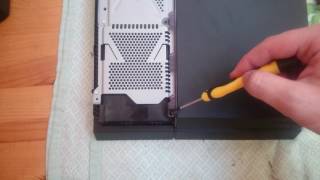 Разбор Playstation 4 / Как снять вторую половину верхней крышки