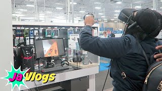 OUR FIRST VR OCULUS EXPERIENCE | Family Vlogs | JaVlogs