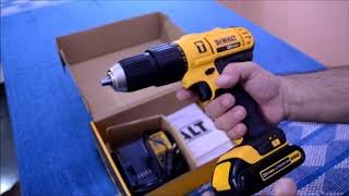 Unboxing furadeira e parafusadeira Dewalt modelo DCD776LC1