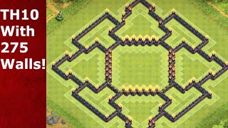Clash of Clans - NEW TH10 Farming Base With 275 Walls Speed Build