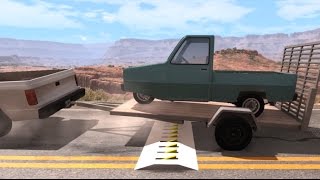 Spike Strip Testing 26 | BeamNG.drive