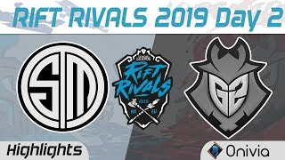 TSM vs G2 Highlights Rift Rivals Day 2 NA EU 2019 Team Solo Mid vs G2 Esports by Onivia