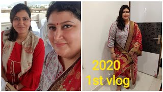 House to home// 1st vlog 2020 //hindi vlogger// phir nhi ja payi gym..☹