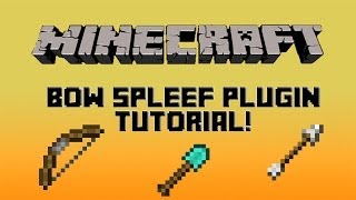 Minecraft Server Tutorial - How to Setup Bow Spleef Bukkit Plugin! (2014) (HD)