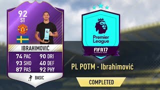 92 IBRAHIMOVIC SBC CHEAPEST SOLUTION | POTM SQUAD BUILDING CHALLENGE | FIFA 17