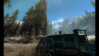 SKYRIM SE Ultra Moded 2020 Best Next Generation 4K Graphics VS Vanilla graphics | Modlist inculded