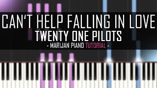 How To Play: Twenty One Pilots - Can't Help Falling In Love | Piano Tutorial