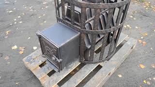 Кудесница 24 - чугунная банная печь с цельнолитой топкой