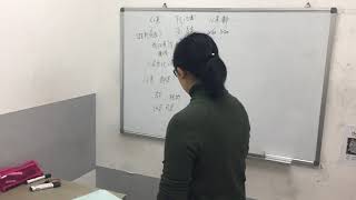 【青島日美】中国短期語学留学 中村美奈子さん授業風景（2）