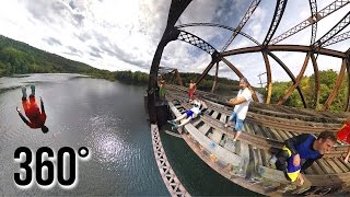4K 360° BRIDGE JUMPING