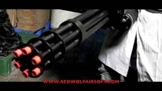 Redwolf Labs: Vulcan M134 Minigun VS Watermelon - RedWolf Airsoft - RWTV