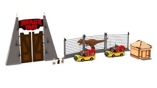 Lego Jurassic Park T.rex Breakout Set (MOC)