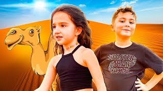 ИСПЫТАНИЕ НА КВАДРАЦИКЛАХ ПО ПУСТЫНЕ!!! ТАКОГО ЕЩЕ НЕ БЫЛО! Камиль и Аминка в ШОКЕ от УВИДЕННОГО!